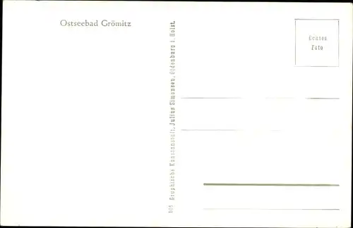 Ak Ostseebad Grömitz in Holstein, Terrasse, Seebrücke