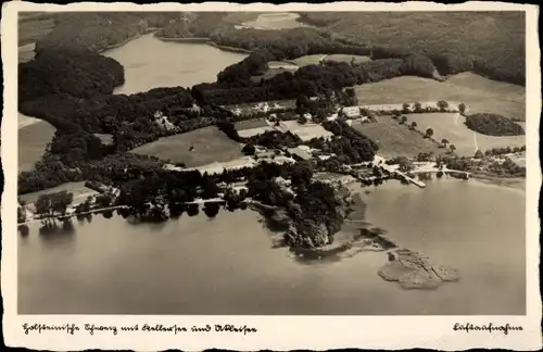 Ak Malente in Ostholstein, Kellersee, Ugleisee, Fliegeraufnahme