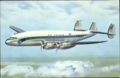 Ak Passagierflugzeug Air France, Lockheed Constellation