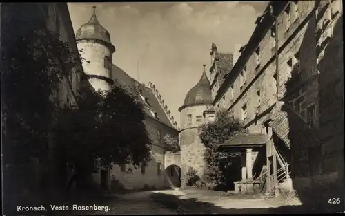 Ak Kronach, Veste Rosenberg, Innenhof