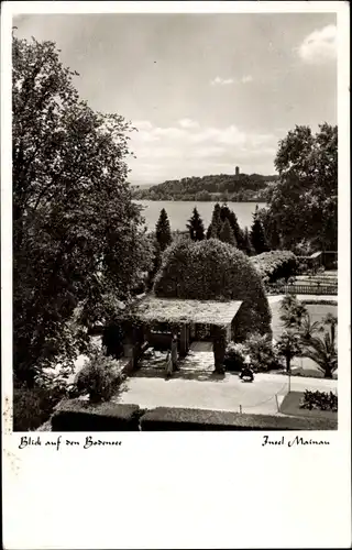 Ak Insel Mainau im Bodensee, Teilansicht