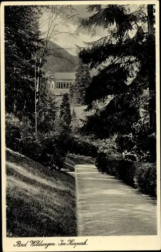 Ak Bad Wildungen in Hessen, Kurpark