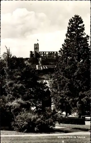 Ak Königstein im Taunus, Ruine, Burg