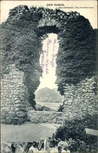 Ak Rolandseck Remagen am Rhein, Rolandsbogen