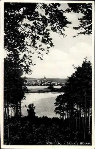 Ak Mölln im Herzogtum Lauenburg, Blick von den Blöcken