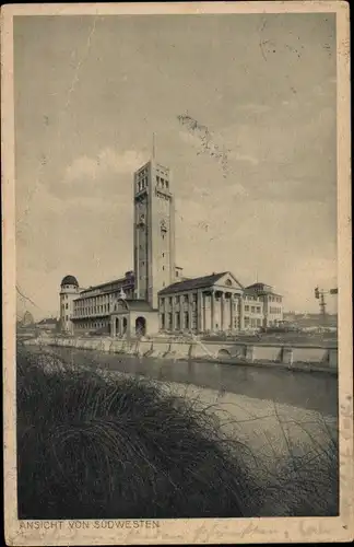 Ak München, Deutsches Museum, von Südwesten