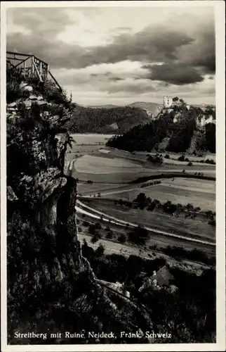 Ak Streitberg Wiesenttal Fränkische Schweiz, Ruine Neideck