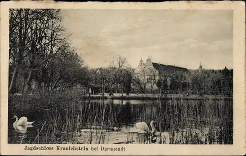 Ak Kranichstein Darmstadt in Hessen, Jagdschloss