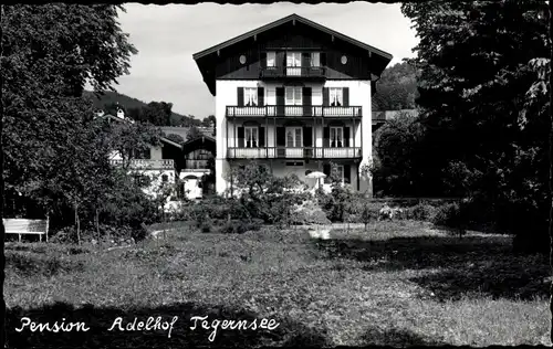 Foto Ak Tegernsee in Oberbayern, Pension Adelhof