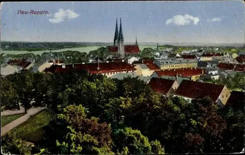 Ak Neuruppin in Brandenburg, Panorama