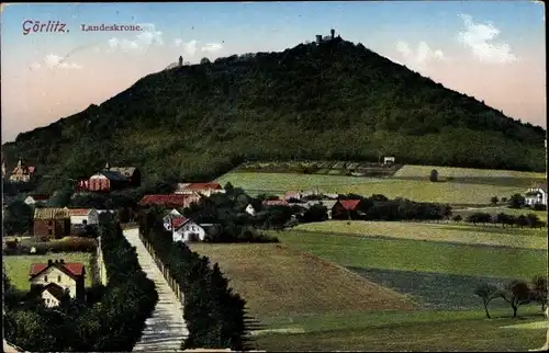 Ak Görlitz in der Lausitz, Landeskrone