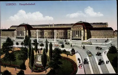 Ak Leipzig in Sachsen, Hauptbahnhof
