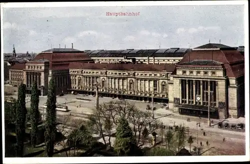 Ak Leipzig in Sachsen, Hauptbahnhof