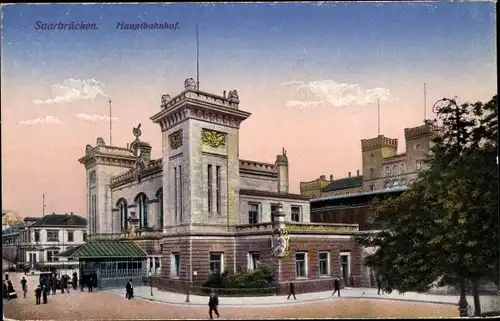 Ak Saarbrücken, Hauptbahnhof