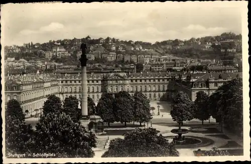 Ak Stuttgart in Württemberg, Schlossplatz