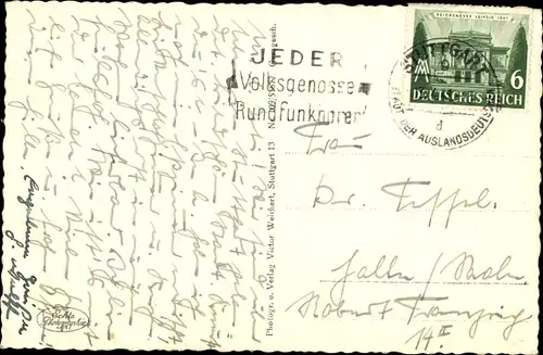 Ak Stuttgart in Württemberg, Schlossplatz