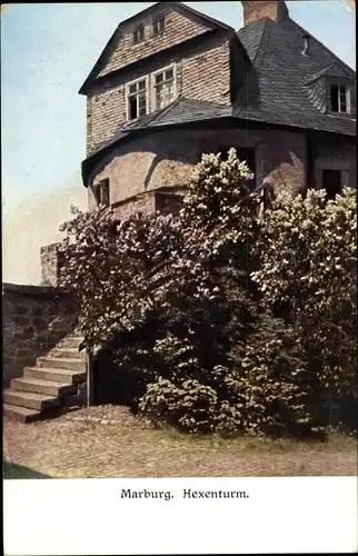 Ak Marburg an der Lahn, Hexenturm