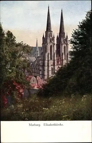 Ak Marburg an der Lahn, Elisabethkirche