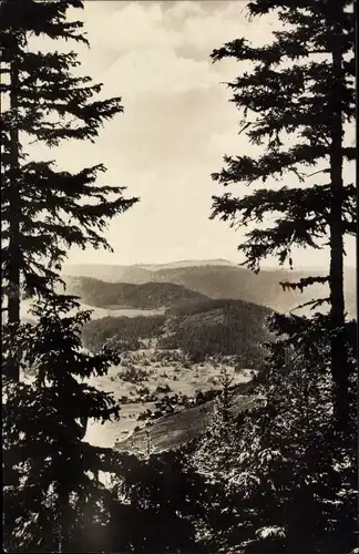 Ak Menzenschwand Sankt Blasien im Schwarzwald, Panorama, Feldberg