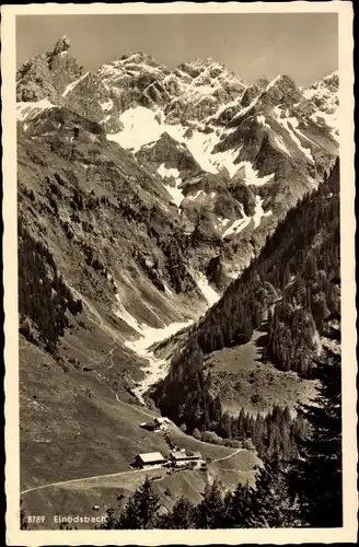 Ak Einödsbach Oberstdorf im Oberallgäu Schwaben, Mädelegabelgruppe