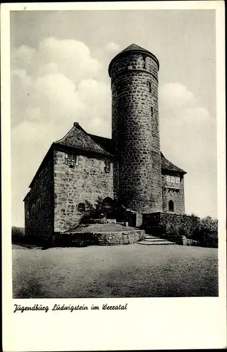 Ak Werleshausen Witzenhausen an der Werra, Jugendburg Ludwigstein