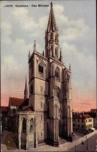 Ak Konstanz am Bodensee, Münster