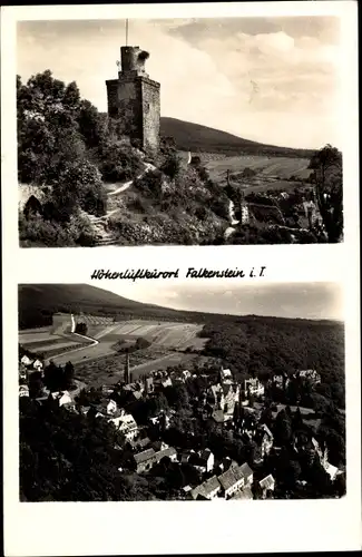 Ak Falkenstein im Taunus, Gesamtansicht, Turm