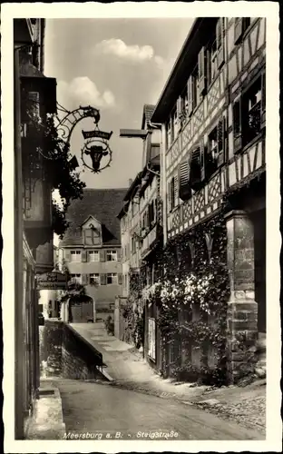 Ak Meersburg am Bodensee, Steigstraße