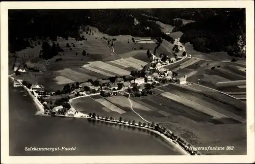 Ak Fuschl am See in Salzburg, Luftaufnahme