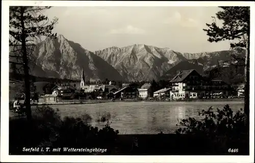 Ak Seefeld in Tirol, Panorama, Wettersteingebirge