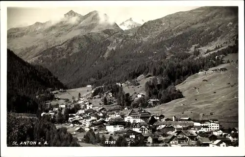 Ak Sankt Anton am Arlberg Tirol, Gesamtansicht