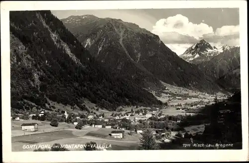 Ak Gortipohl Montafon in Vorarlberg, Totalansicht