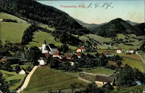 Ak Frankenfels an der Mariazellerbahn in Niederösterreich, Gesamtansicht