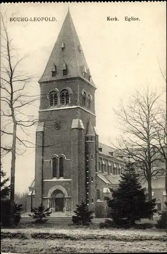 Ak Bourg Leopold Leopoldsburg Flandern Limburg, Kirche