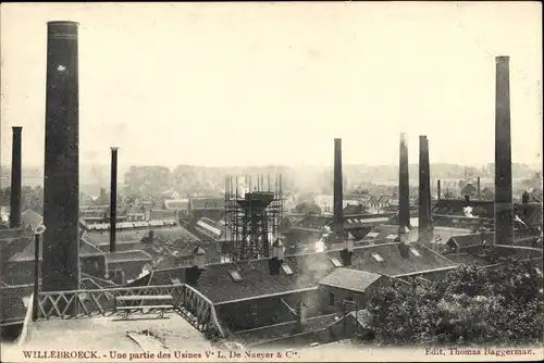 Ak Willebroeck Willebroek Flandern Antwerpen, Fabrik Louis De Naeyer