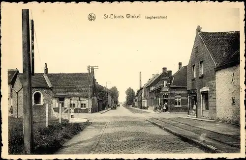 Ak Wynkel Sint Eloi Sint Eloois Winkel Westflandern Belgien, Iseghemstraat
