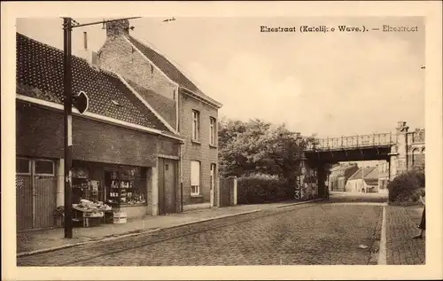 Ak Sint Katelijne Waver Flandern Limburg, Elzestraat