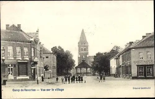 Ak Beverloo Beverlo Beringen Flandern Limburg, Blick auf das Dorf