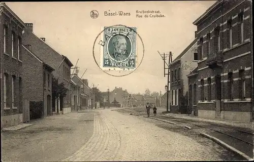 Ak Basel Basel Stadt Schweiz, Rue du Cruibeke