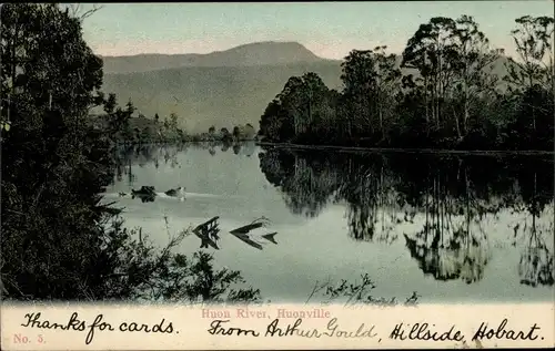 Ak Huonville Australien, Huon River