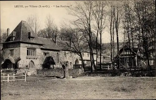 Ak Leuze Villette Yvelines, Les Foulons