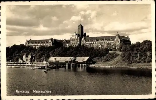 Ak Flensburg in Schleswig Holstein, Marineschule