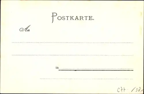 Künstler Litho Jena in Thüringen, Pulverturm, Universität, Fürstengraben