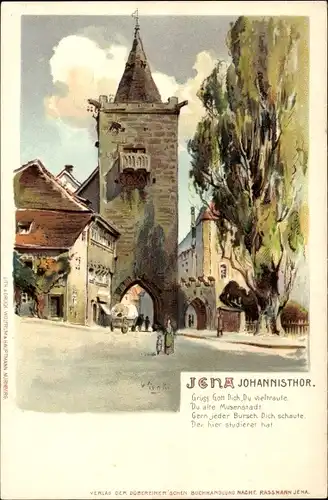 Künstler Litho Jena in Thüringen, Johannistor