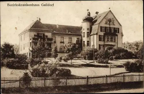 Ak Gaildorf am Kocher Württemberg, Bezirkskrankenhaus
