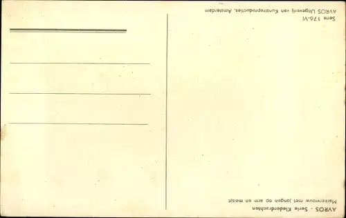 Ak Trachten Niederlande, Mutter mit Kindern