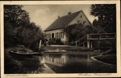 Ak Kannomühle Alt Zauche Wußwerk im Spreewald, Forsthaus