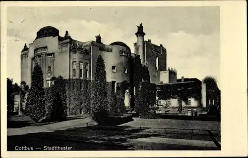 Ak Cottbus in der Niederlausitz, Stadttheater