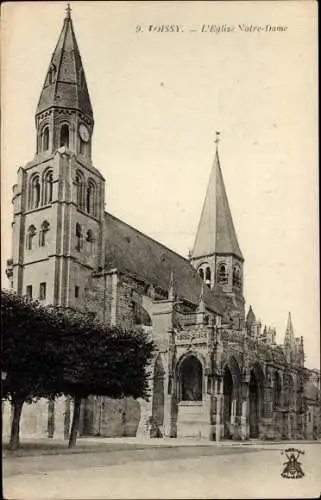 Ak Poissy-Yvelines, Kirche Notre-Dame