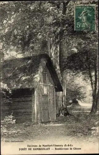 Ak Rambouillet-Yvelines, Forêt, Jagdtreffen